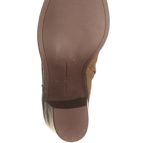 NEW Dolce Vita Scot Suede Booties in Saddle Brown Sz 10 - Picture 5 of 9